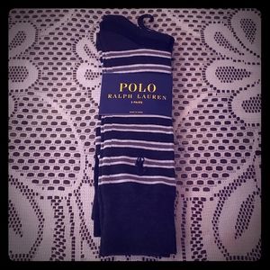 Polo Ralph Lauren Classic Mens Dress Socks 3 Pairs